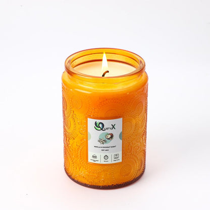 Vela Aromática de Vainilla y Coco