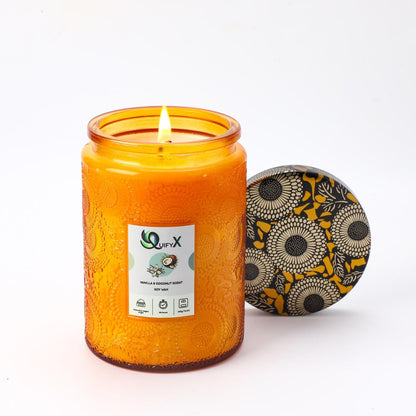 Vela Aromática de Vainilla y Coco