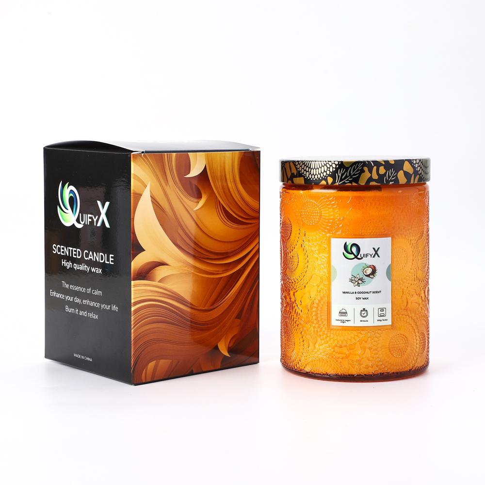 Vela Aromática de Vainilla y Coco